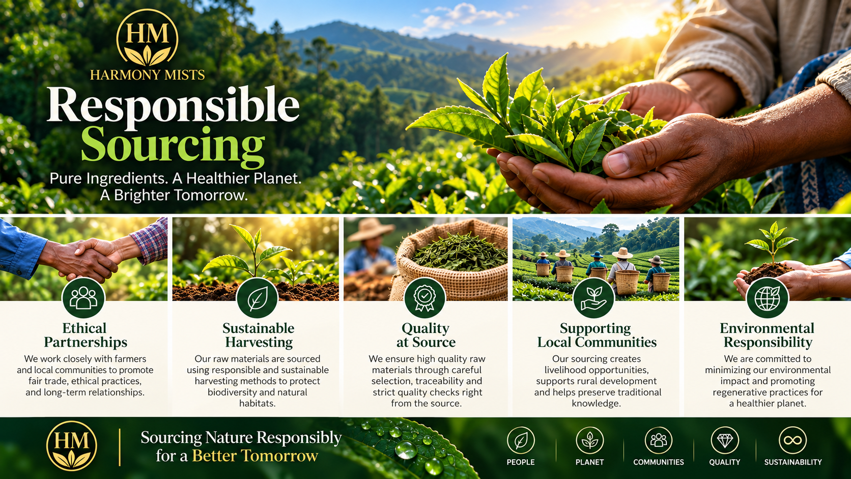 Harmony Mists Responsible Sourcing