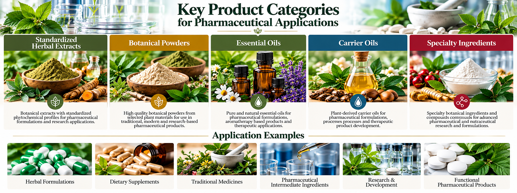 Key Product Categories for Pharmaceutical Applications