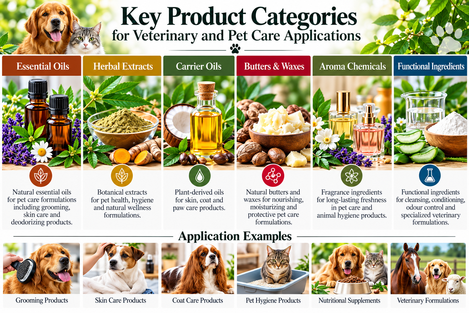 Key Product Categories for Veterinary and Pet Care Applications