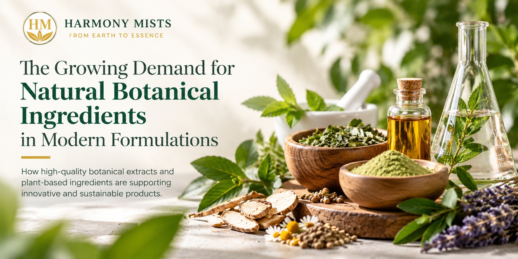 The Growing Demand for Natural Botanical Ingredients in Modern Formulations